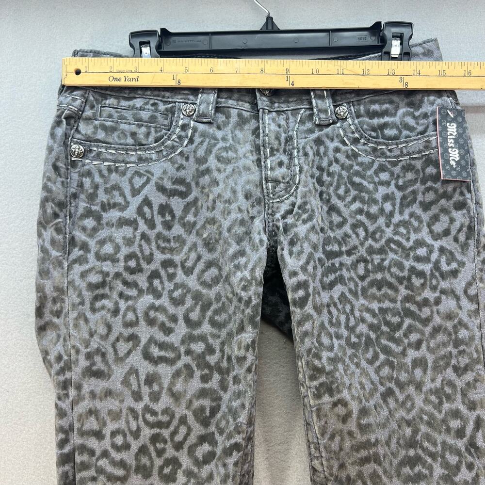 NWT Miss Me Cargo Women's Skinny Jeans Size 27 (4) Cheetah Print Twee Normcore - Picture 15 of 15